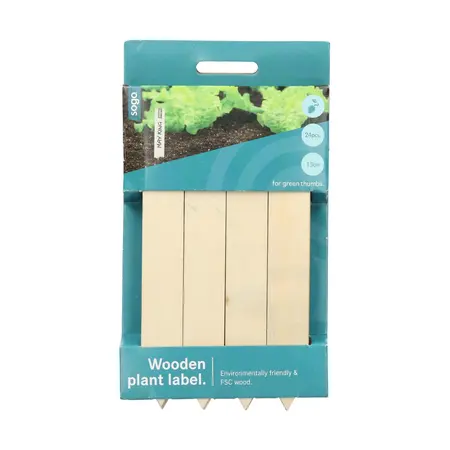 SOGO Houten steeketiket 15cm 24st - afbeelding 1