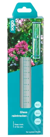 SOGO Regenmeter Glas op pin - afbeelding 1