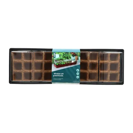 SOGO Vensterbank kweekkas 30 kweekpotjes - afbeelding 1
