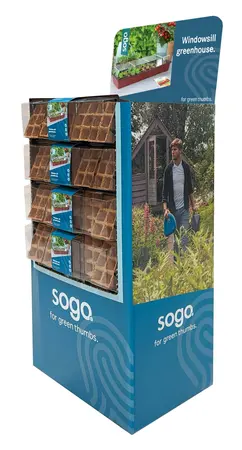 SOGO Vensterbank kweekkas 30 kweekpotjes - afbeelding 4