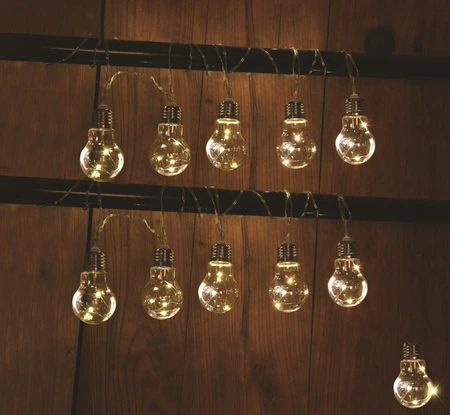 Solar Garden Solar partylight 10L transparant 3,8 m - 2 m lead - afbeelding 3