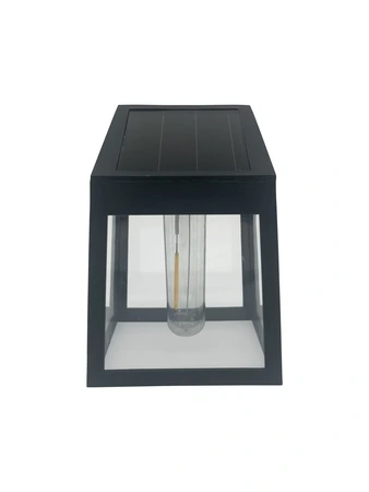 Solar Garden Solar wandlamp 9 x 7 x 13 cm zwart - afbeelding 1