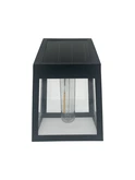 Solar Garden Solar wandlamp 9 x 7 x 13 cm zwart - afbeelding 1