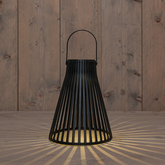 Solar hanglamp 24x20cm zwart
