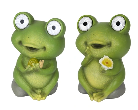 Solar kikker polyresin steady (1 stuk, div. soorten)