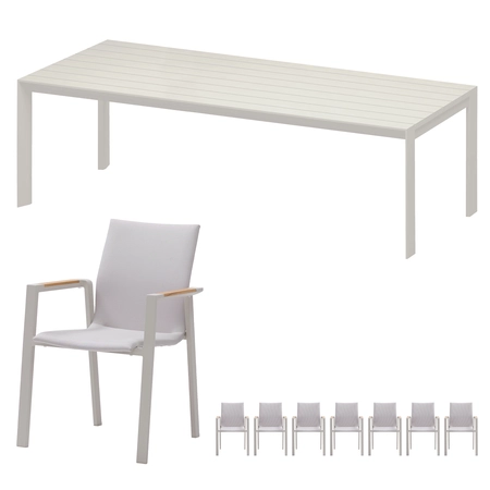 Solare dining set voor 8 personen - afbeelding 1