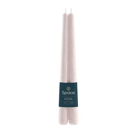 Spaas Dinerkaars Rustiek Conisch Roze set 2 stuks - 2.3x25 cm - 6.5 Branduren