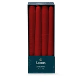 Spaas Dinerkaarsen Rood set 8 stuks - 2.3x25cm - 8 Branduren