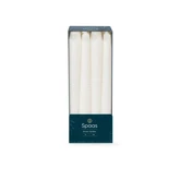 Spaas Dinerkaarsen Wit set 8 stuks - 2,3x25cm - 8 Branduren