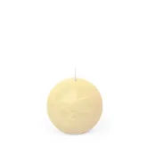 Spaas Rustieke bolkaars 80 mm 24u - ivoor