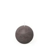 Spaas Rustieke bolkaars 80 mm 24u - taupe
