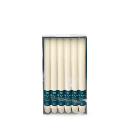 Spaas Rustieke huishoudkaars 8u x12 - ivoor