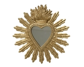 Spiegel polyresin L27b2.5h26cm goud