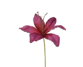 Spray pes fluweel L23b10h60cm roze