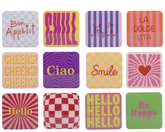 Spreuktegel hout (1 stuk, div. soorten)