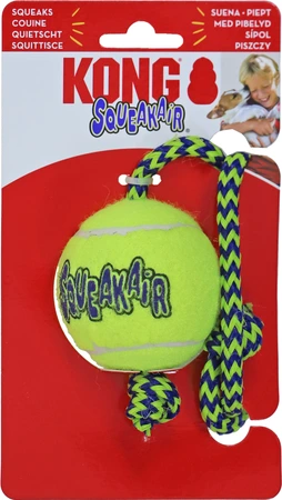 SQUEAKAIR BALL WITH ROPE M