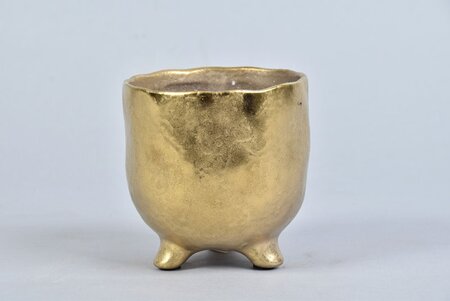 St Tropez Pot Gold - 11 x 11 cm