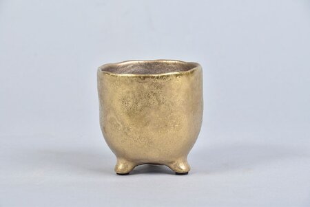 St Tropez Pot Gold - 8 x 8 cm