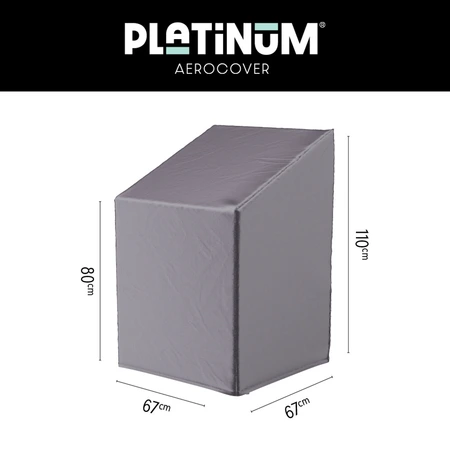 Stackable-/ Gassystem chair cover 67x67xH80/110 - afbeelding 1
