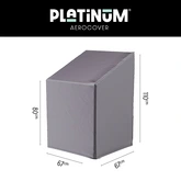 Stackable-/ Gassystem chair cover 67x67xH80/110