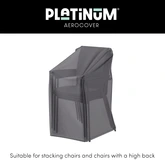 Stackable-/ Gassystem chair cover 67x67xH80/110 - afbeelding 3