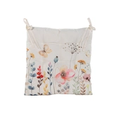 Stoelkussen veldbloemen 38x38cm