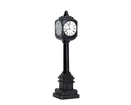 Street Clock - Lemax kerstfiguren