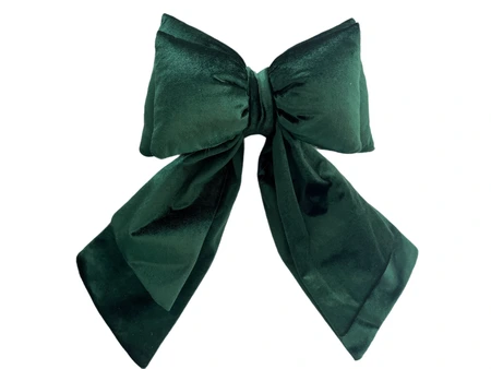 Strik dubbel fluweel - B25xH40cm Groen