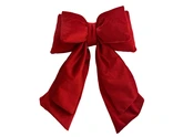 Strik dubbel fluweel - B25xH40cm Rood
