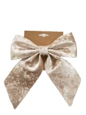 Strik fluweel - B24xH27cm Goud - afbeelding 1
