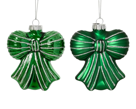 Strik glas L9b4.20h10cm jolly groen a2 - afbeelding 1