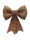 Strik glitter - B12xH14cm Goud