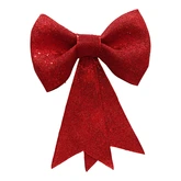 Strik glitter - B31xH40cm Rood