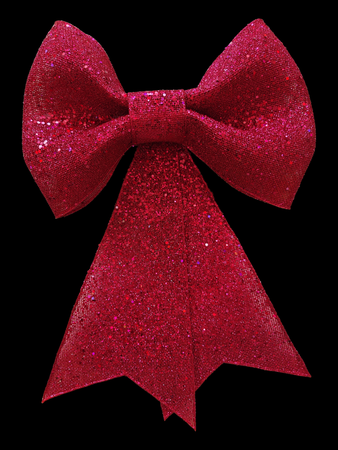 Strik glitter - B31xH40cm Roze