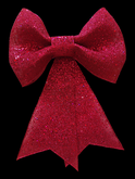 Strik glitter - B31xH40cm Roze