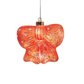 Strik led glas 15x13.5cm rood