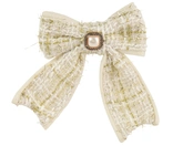 Strik polyester L2.5b11h14cm creme