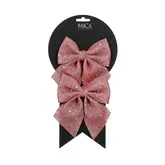 Strik roze 2 stuks - l12xb13xh1cm