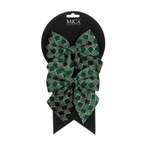 Strik ruit groen 2 stuks - l12xb13cm