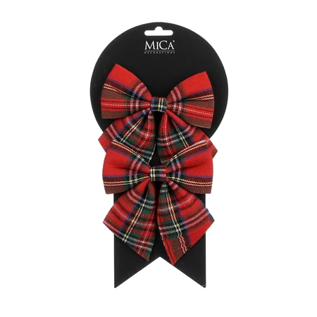 Strik ruit rood - l12xb13cm