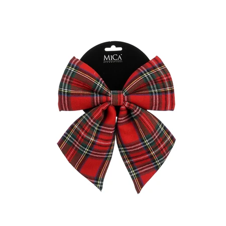 Strik ruit rood - l20xb23cm