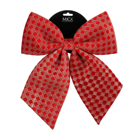 Strik ruit rood - l28xb34xh3,5cm