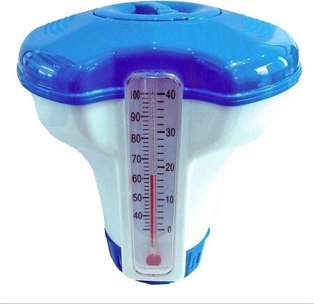 Summer fun chloordispenser 20gr met thermometer