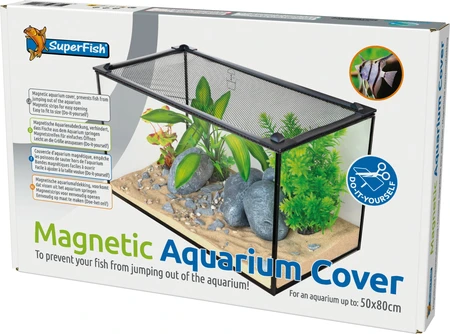 Superfish Afdekking aquarium magnetisch 50x80cm 1Stuk - afbeelding 1