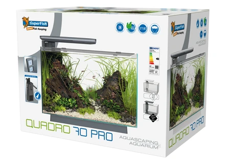 Superfish Aquarium quadro 70 pro wit 1Stuk - afbeelding 1