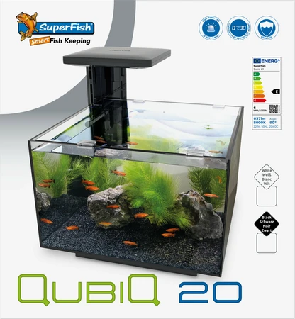Superfish Aquarium qubiq 20 zwart 1Stuk - afbeelding 2