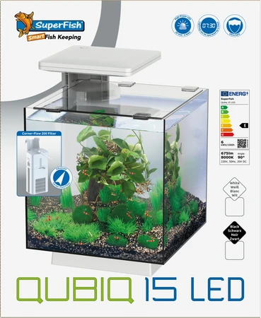 Superfish Aquariumverlichting qubiq 15 wit 1Stuk - afbeelding 1