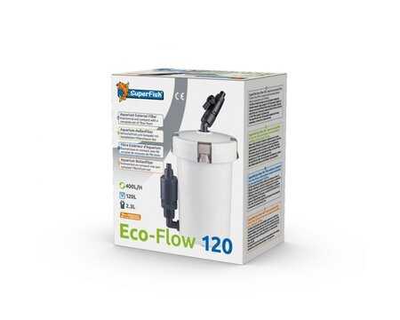 Superfish Buitenfilter eco flow 120 1Stuk