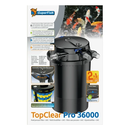 Superfish Uvc topclear pro 36.000-55w 1Stuk - afbeelding 1