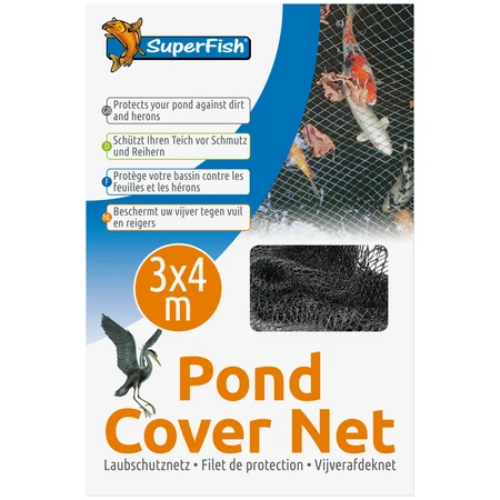 Superfish Vijverafdeknet 3x4m+10 pinnen 1Stuk - afbeelding 1